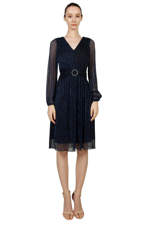 MISS ANNE NAVY COCKTAIL DRESS