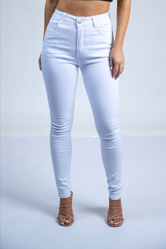 COUNTRY DENIM WHITE STRETCH JEANS