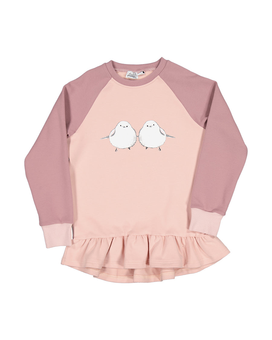 KISSED BY RADICOOL SNOW FAIRY RAGLAN CREW WITH FRILL