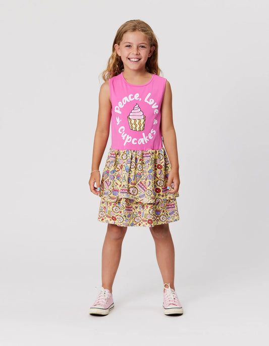 KISSED BY RADICOOL CUPCAKE TREATS DRESS