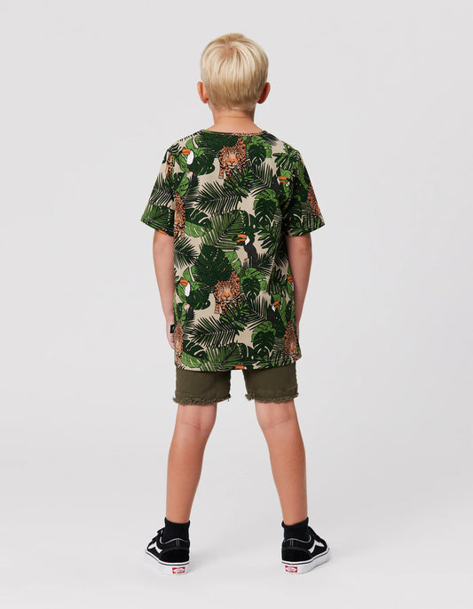 RADICOOL DUDE JAVA JUNGLE DENIM SHORT