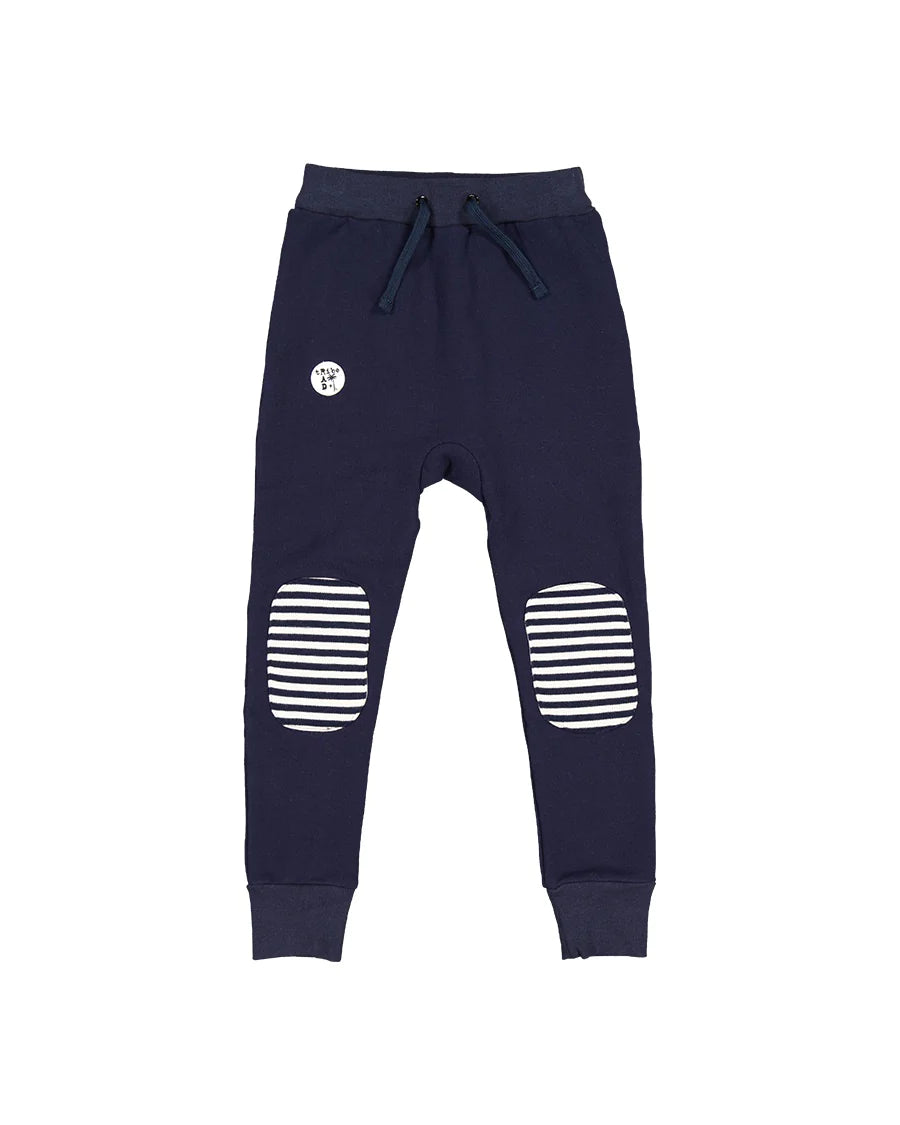 RAD TRIBE SPACEPANT IN NAVY & STRIPE