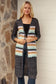 CHARLOTTE LIGHTWEIGHT CARDI IN CHARCOAL