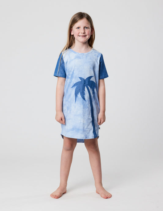 KISSED BY RADICOOL BORA BORA SKATER TEE DRESS